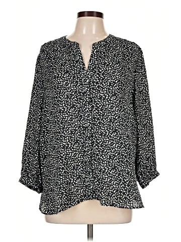 Jachs Girlfriend 3/4 Sleeve Blouse (view 1)