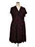 Torrid Hearts Black Casual Dress Size 3X Plus (3) - photo 1