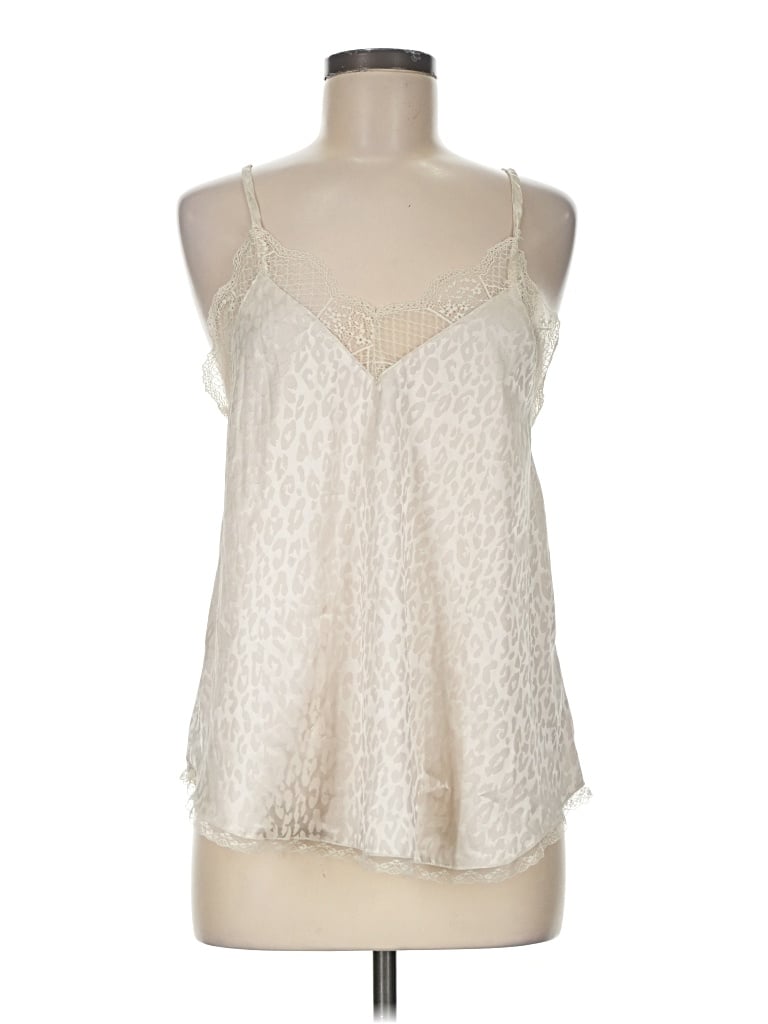 Pre-owned La Miel Sleeveless Blouse In Ivory