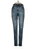 Express Solid Blue Jeans Size 0 - photo 1