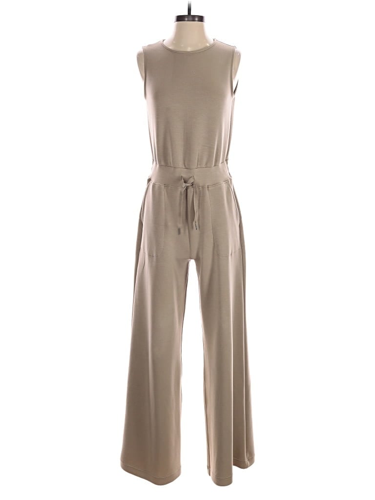 Pre-owned Spanx Jumpsuit In Tan