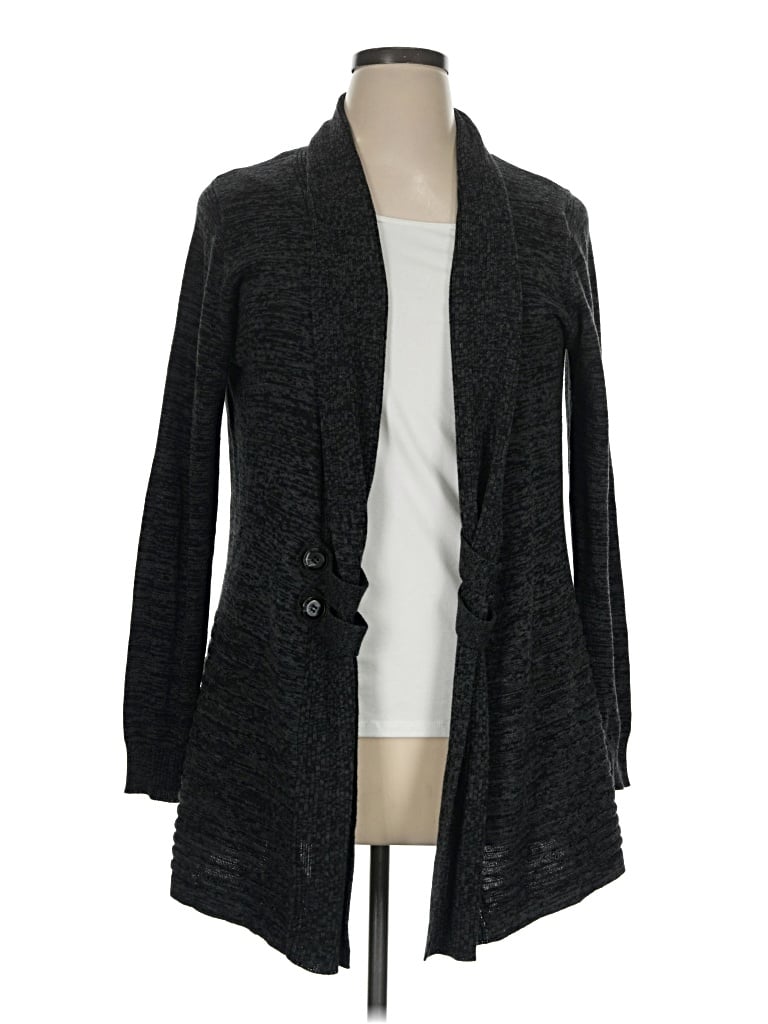 Pre-owned Apt. 9 Cardigan Sweater In Black
