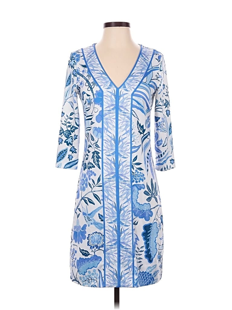 Pre-owned Gretchen Scott Designs Casual Dress In Blue