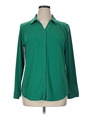 Adrianna Papell Long Sleeve Polo (view 1)