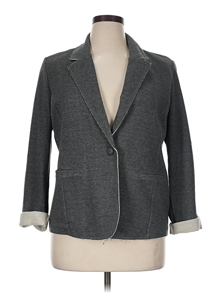 Pre-owned Tommy Hilfiger Blazer Jacket In Gray