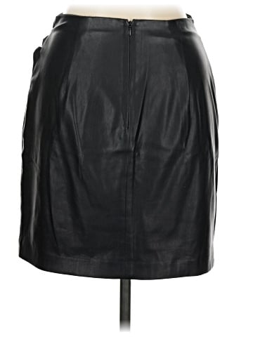 Club Monaco Faux Leather Skirt (view 2)