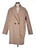 Topshop 100% Polyester Tan Coat Size 8 - photo 1