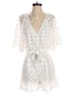 Red Carter 100% Polyester White Romper Size S - photo 1