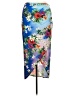 Boston Proper Tropical Blue Casual Skirt Size 14 - photo 1