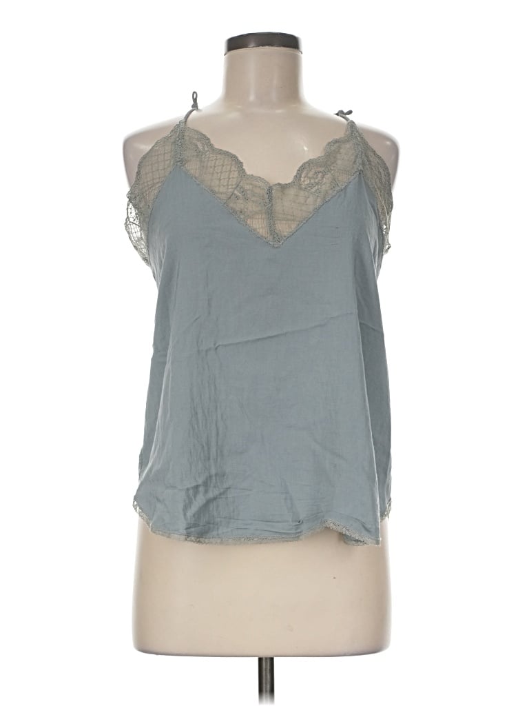 Pre-owned Lovestitch Sleeveless Blouse In Gray