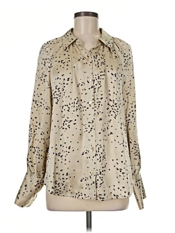 Rebecca Taylor Long Sleeve Silk Top (view 1)