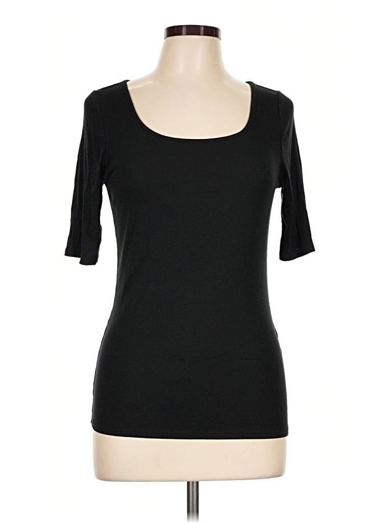 Pre-owned 41hawthorn 3/4 Sleeve T-shirt In Black
