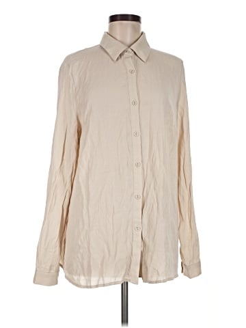 Princess Polly Long Sleeve Button-Down Shirt (view 1)