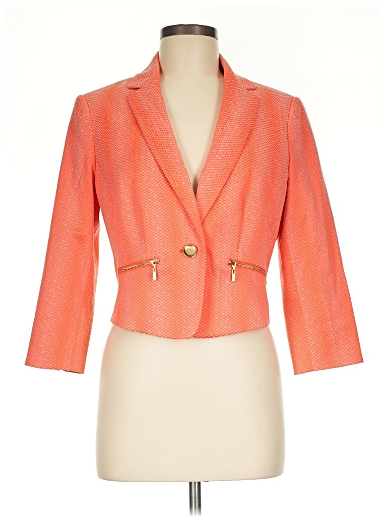 Pre-owned Etcetera Blazer Jacket In Orange