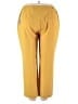 Kasper Solid Yellow Casual Pants Size 18 - photo 2