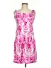 Perceptions Print Pink Cocktail Dress Size 8 - photo 1