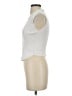 No Comment White Sleeveless Button-Down Shirt Size S - photo 5