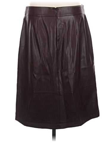 Liz Claiborne Faux Leather Skirt (view 2)