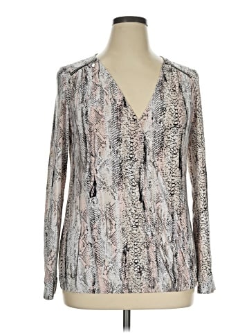 INC International Concepts Long Sleeve Blouse (view 1)