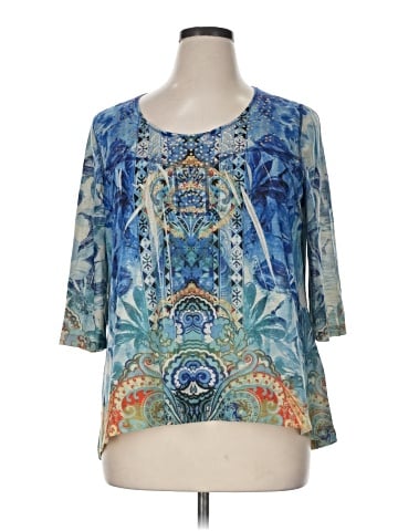Energe World Wear 3/4 Sleeve T-Shirt (view 1)