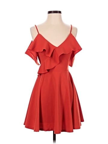 Papaya Cocktail Dress (view 1)