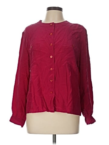 Sunny Leigh Long Sleeve Silk Top (view 1)