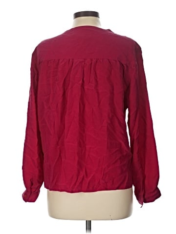 Sunny Leigh Long Sleeve Silk Top (view 2)