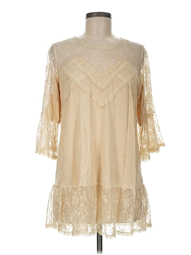 Pre-owned Pol 3/4 Sleeve Blouse In Ivory
