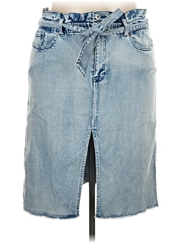 INC International Concepts Denim Skirt (view 1)