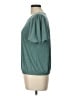 Green Envelope Teal Short Sleeve Top Size L - photo 5