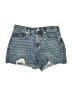 Old Navy 100% Cotton Blue Denim Shorts Size 10 - photo 1