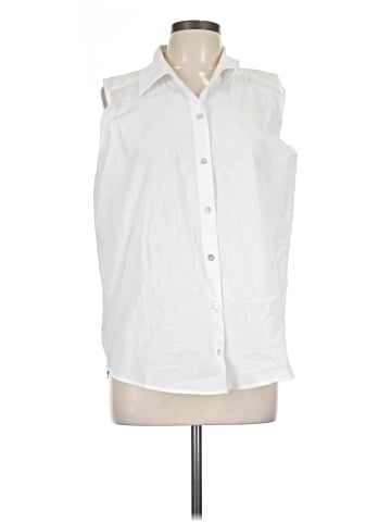 DONNI Sleeveless Button-Down Shirt (view 1)