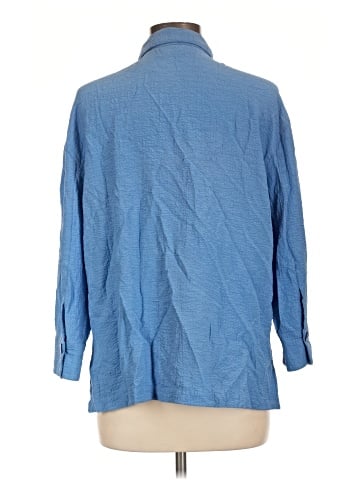 White Stag 3/4 Sleeve Button-Down Shirt (view 2)