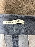 Alice + Olivia Chevron-herringbone Blue Shorts Size S (estimated) - photo 3