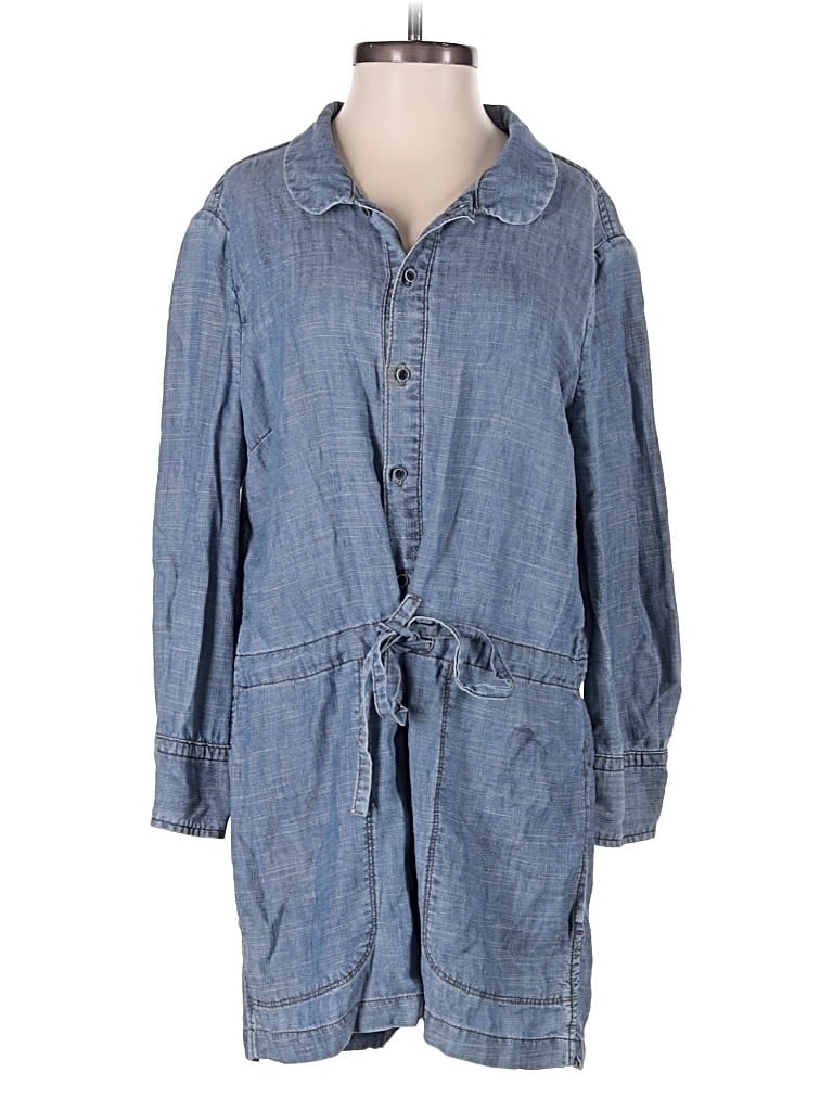 Pre-owned Level 99 Romper In Blue