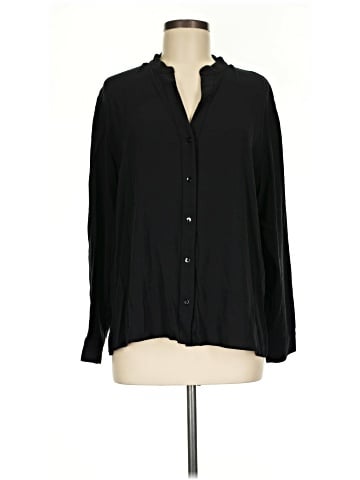 Eileen Fisher Long Sleeve Silk Top (view 1)