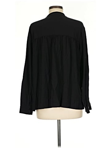 Eileen Fisher Long Sleeve Silk Top (view 2)