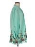Ruby Rd. Teal 3/4 Sleeve Blouse Size M - photo 4