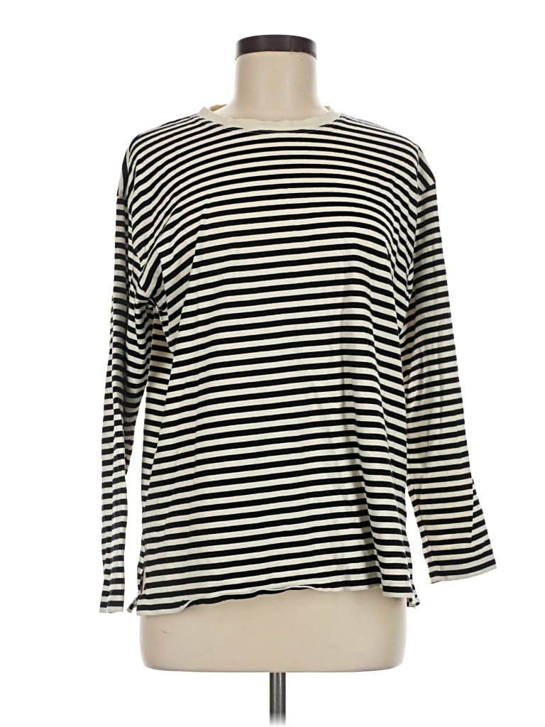 Pre-owned Mng 3/4 Sleeve T-shirt In Black