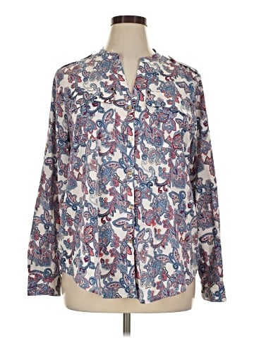 Charter Club Long Sleeve Blouse (view 1)