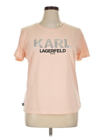 Karl Lagerfeld Paris Short Sleeve Top (view 1)