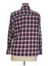 Eden & Olivia 100% Polyester Plaid Red Long Sleeve Blouse Size 1X - photo 2