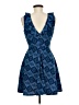 Blue Rain Argyle Blue Cocktail Dress Size M - photo 2