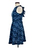 Blue Rain Argyle Blue Cocktail Dress Size M - photo 5