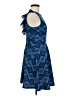 Blue Rain Argyle Blue Cocktail Dress Size M - photo 4
