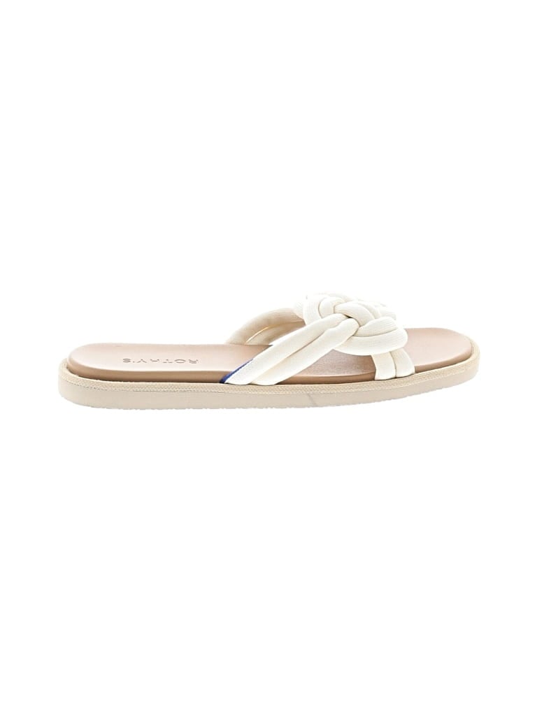 Pre-owned Rothys Sandals In Ivory