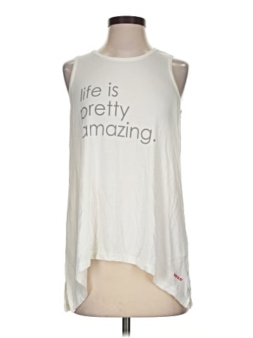 Peace Love World Sleeveless T-Shirt (view 1)