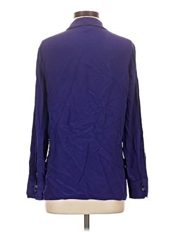L.K. Bennett Long Sleeve Silk Top (view 2)