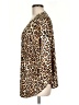 Ruby Rd. Animal Print Brown 3/4 Sleeve Blouse Size M - photo 5