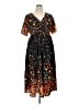 BLOOMCHIC Print Black Casual Dress Size 14 - 16 - photo 1